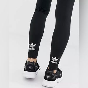 ADIDAS TREFOIL LOGO BLACK LEGGINGS